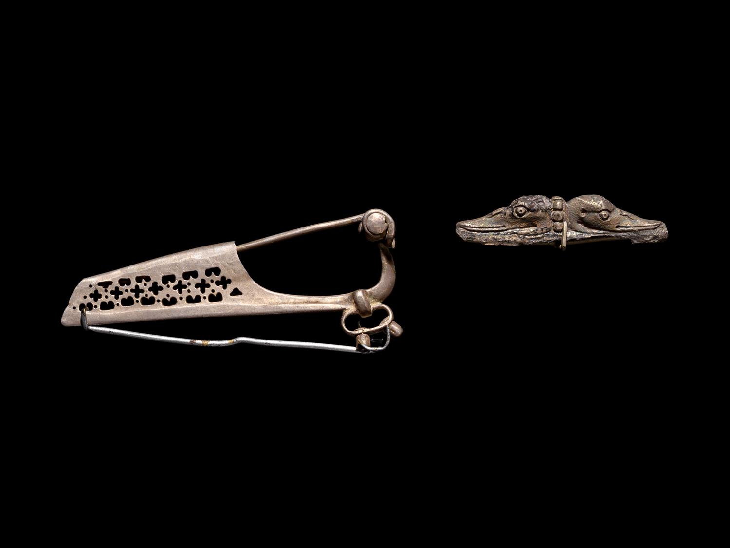A Roman Silver Ornament and a Pannonian Silver Wing Fibula