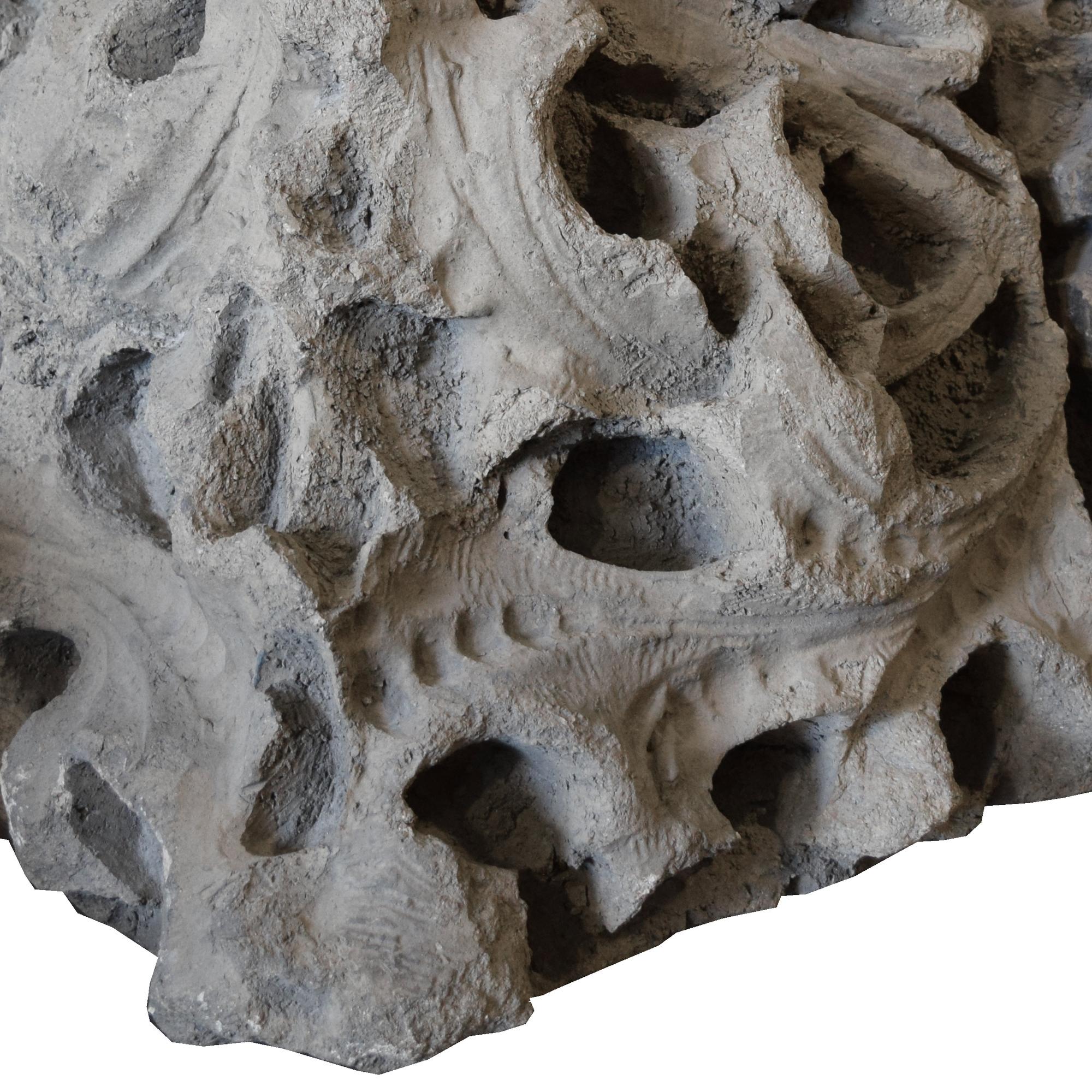 A Sullivan Designed Terra Cotta Capital from the Chicago Stock Exchange 30" W x 30" D x 16" H — United States, Circa 1893
