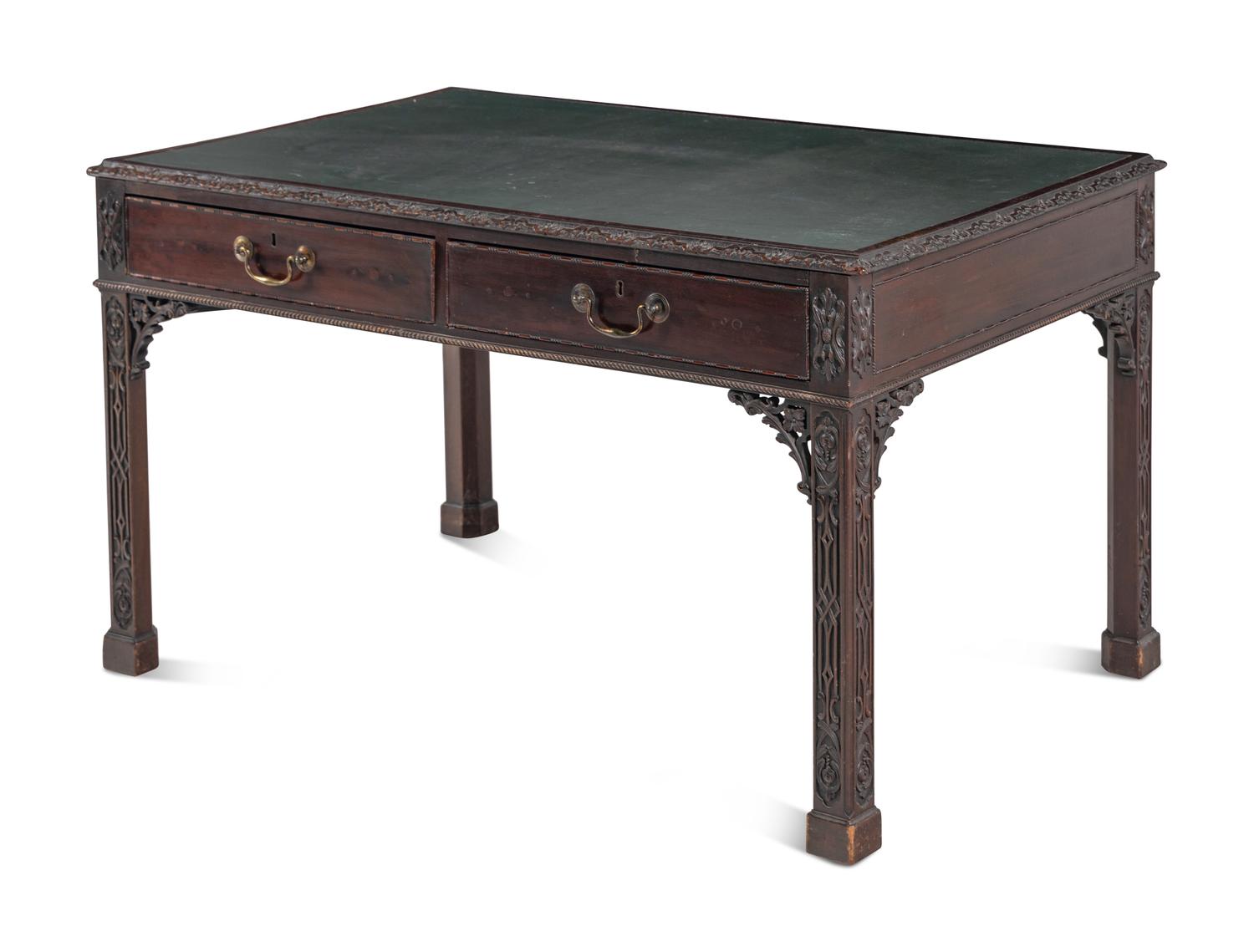 A George III Style Mahogany Desk