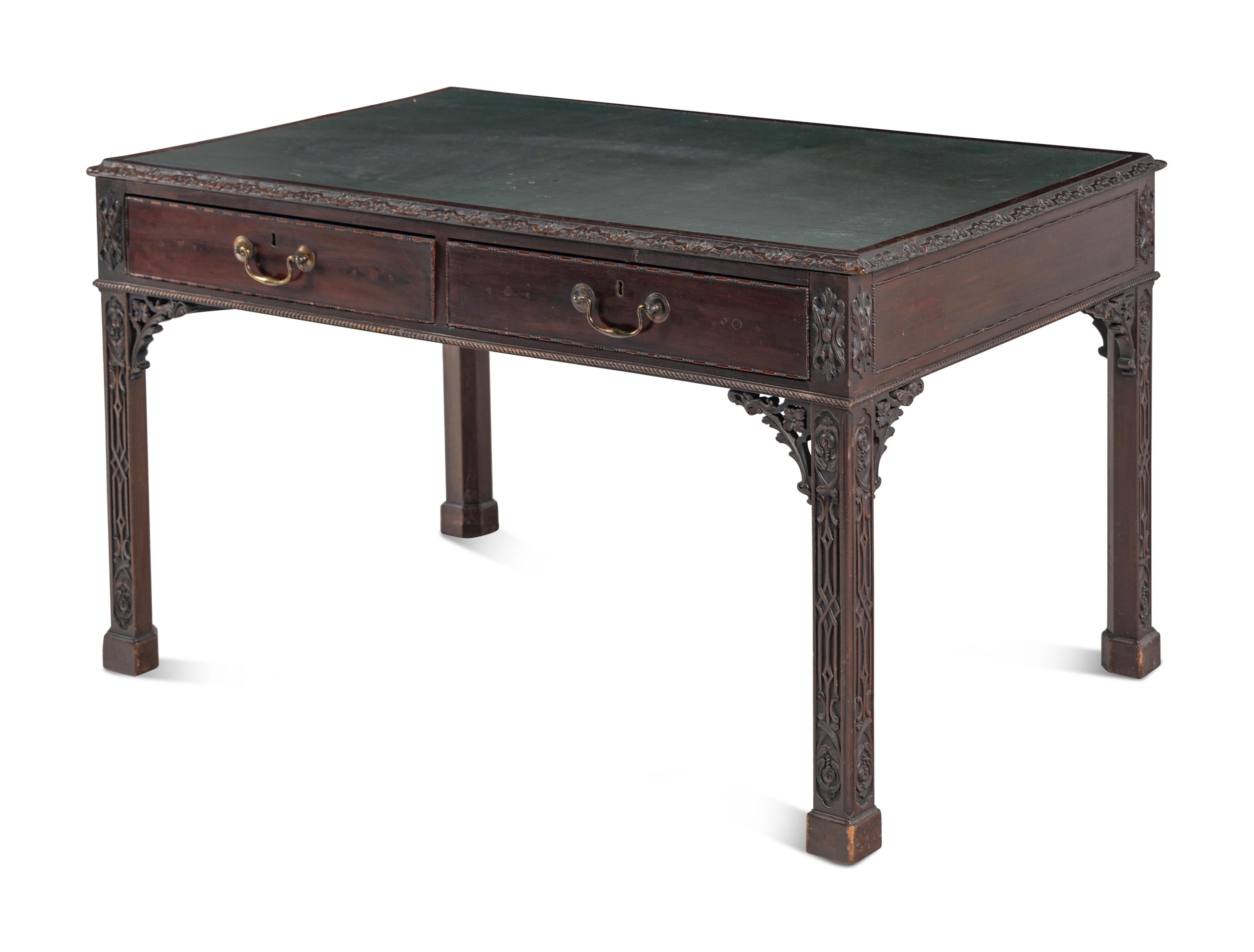 A George III Style Mahogany Desk