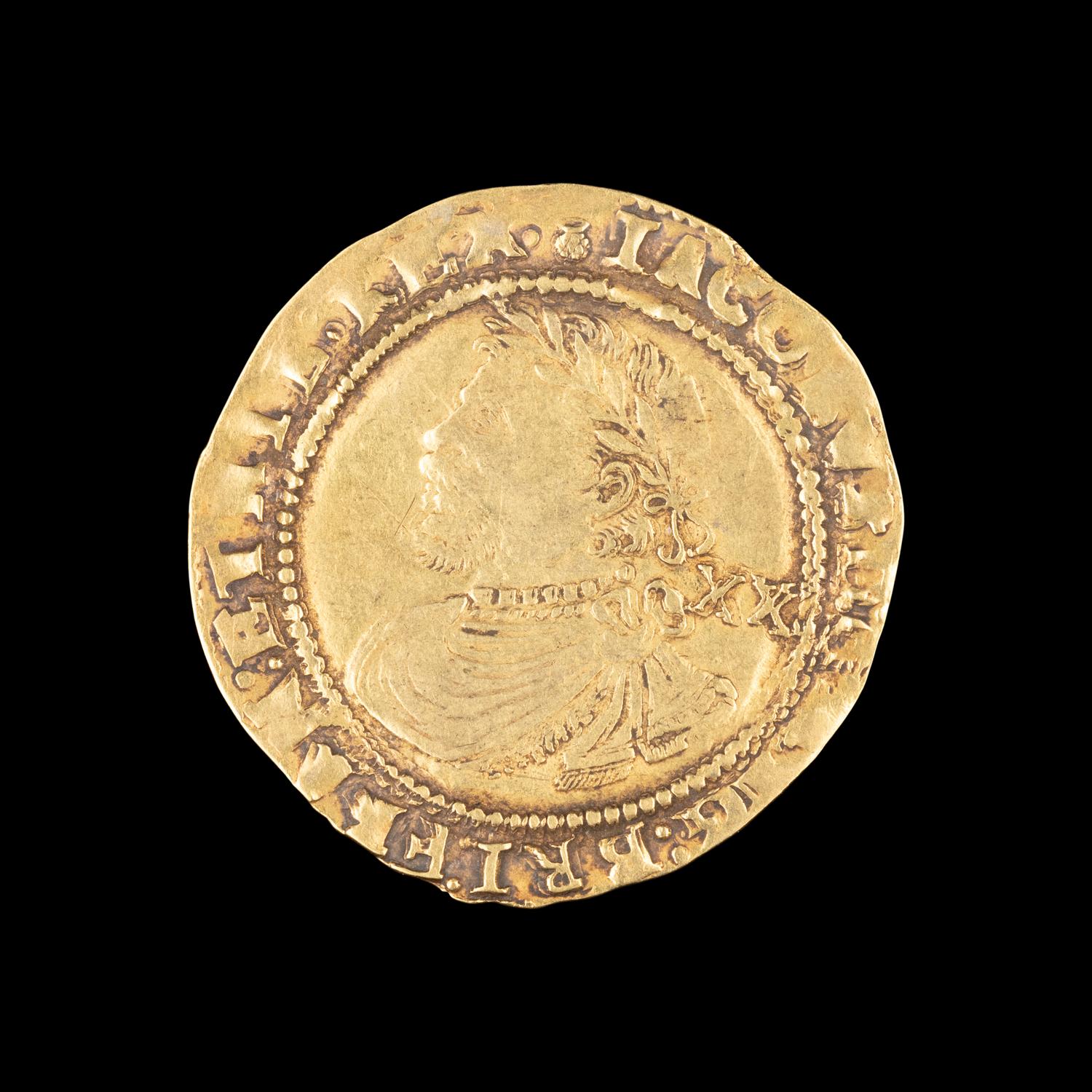 [GREAT BRITAIN] James I Gold Laurel ND (1623-1624)