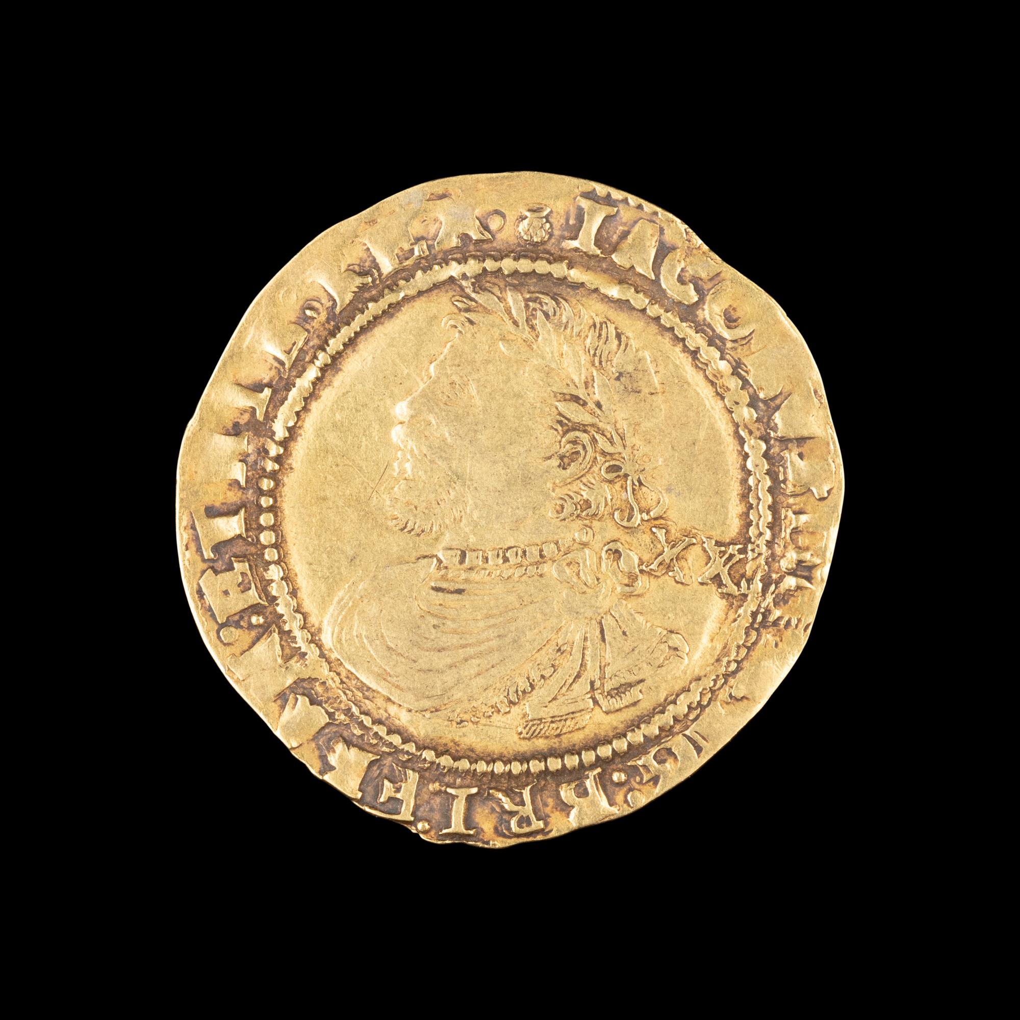 [GREAT BRITAIN] James I Gold Laurel ND (1623-1624)