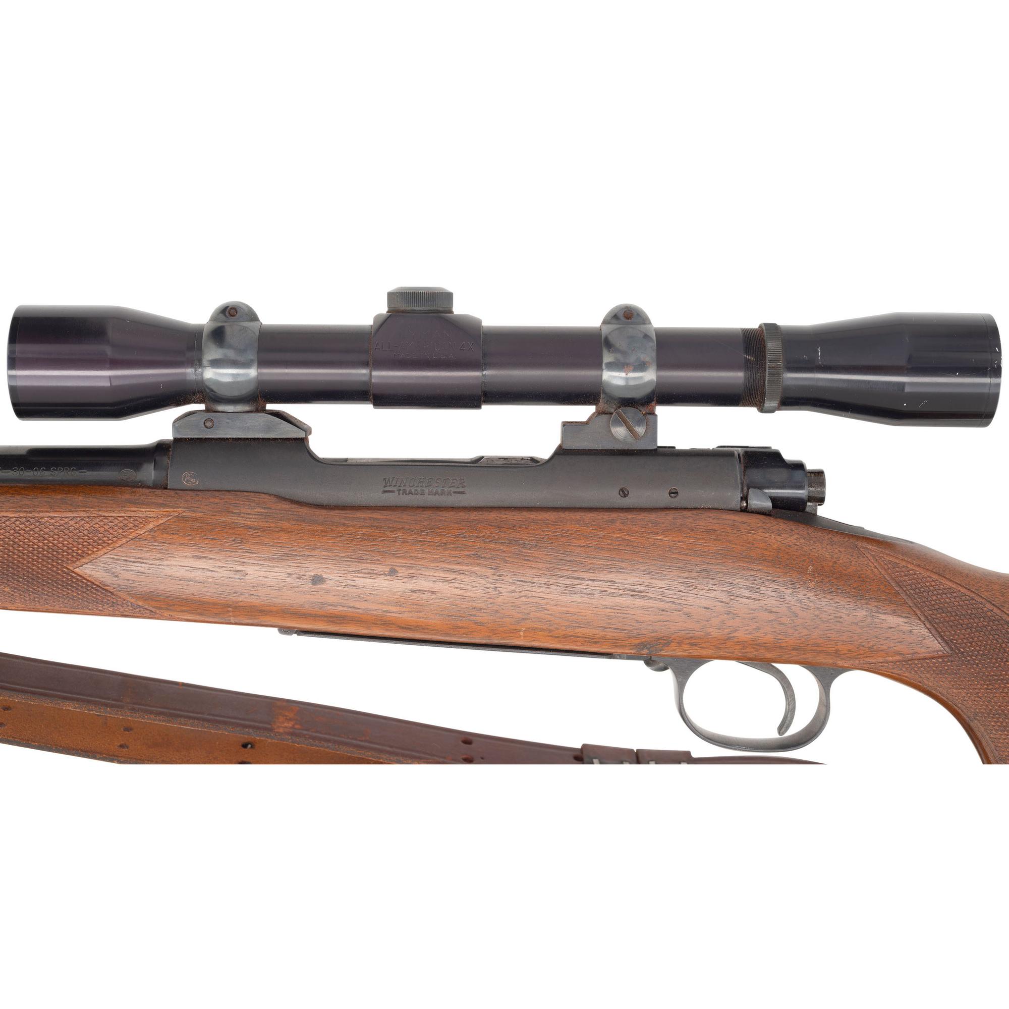 **Winchester Pre-64 Model 70 Featherweight 30-06 with Lyman Scope