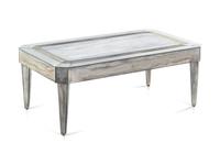 Beveled Mirrored Low Table