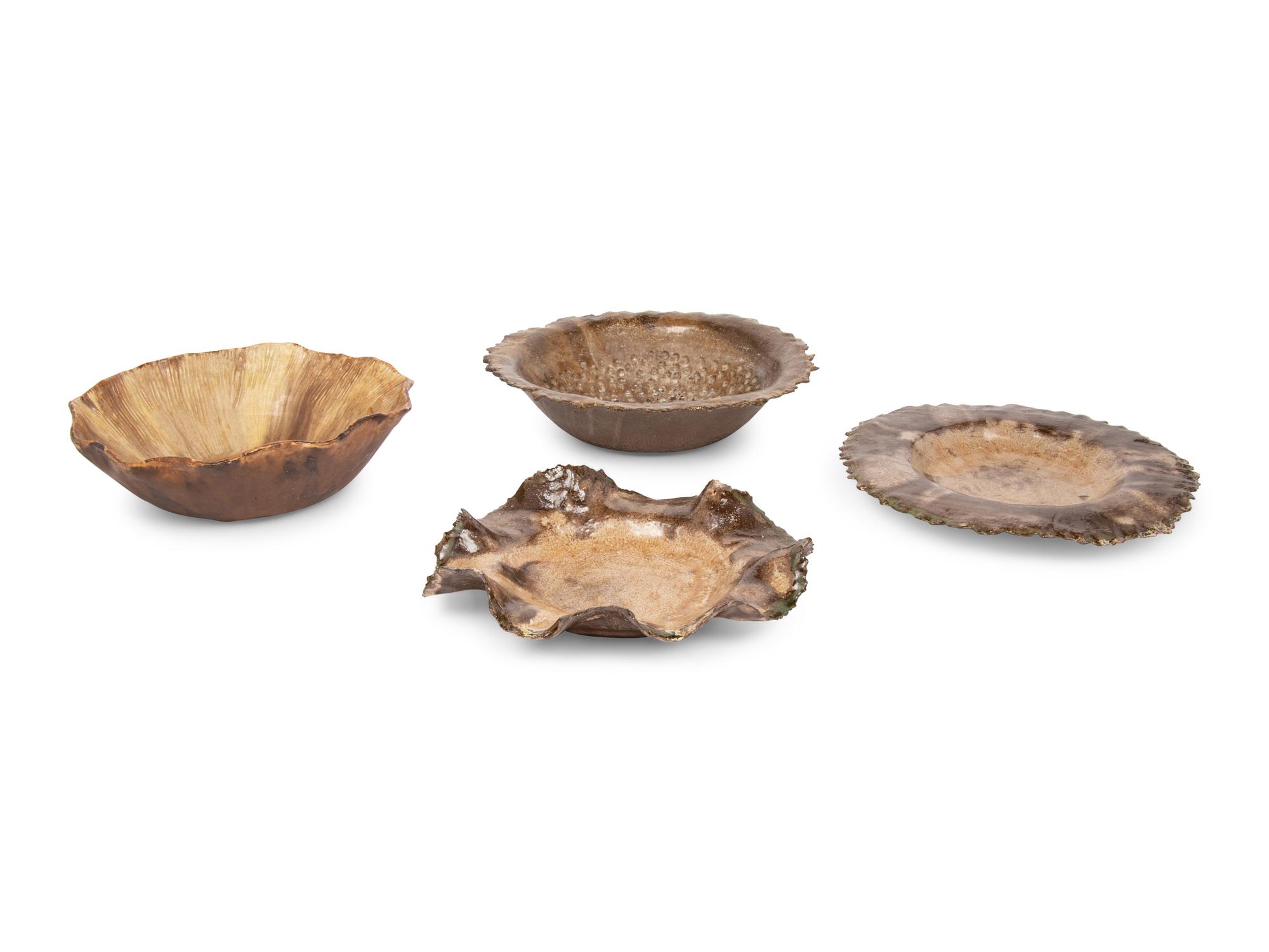 Four Bowls/Vessels, c. 1980