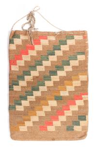 Nez Perce Corn Husk Bag Height 15 1/2 x width 22 inches — Late 19th Century