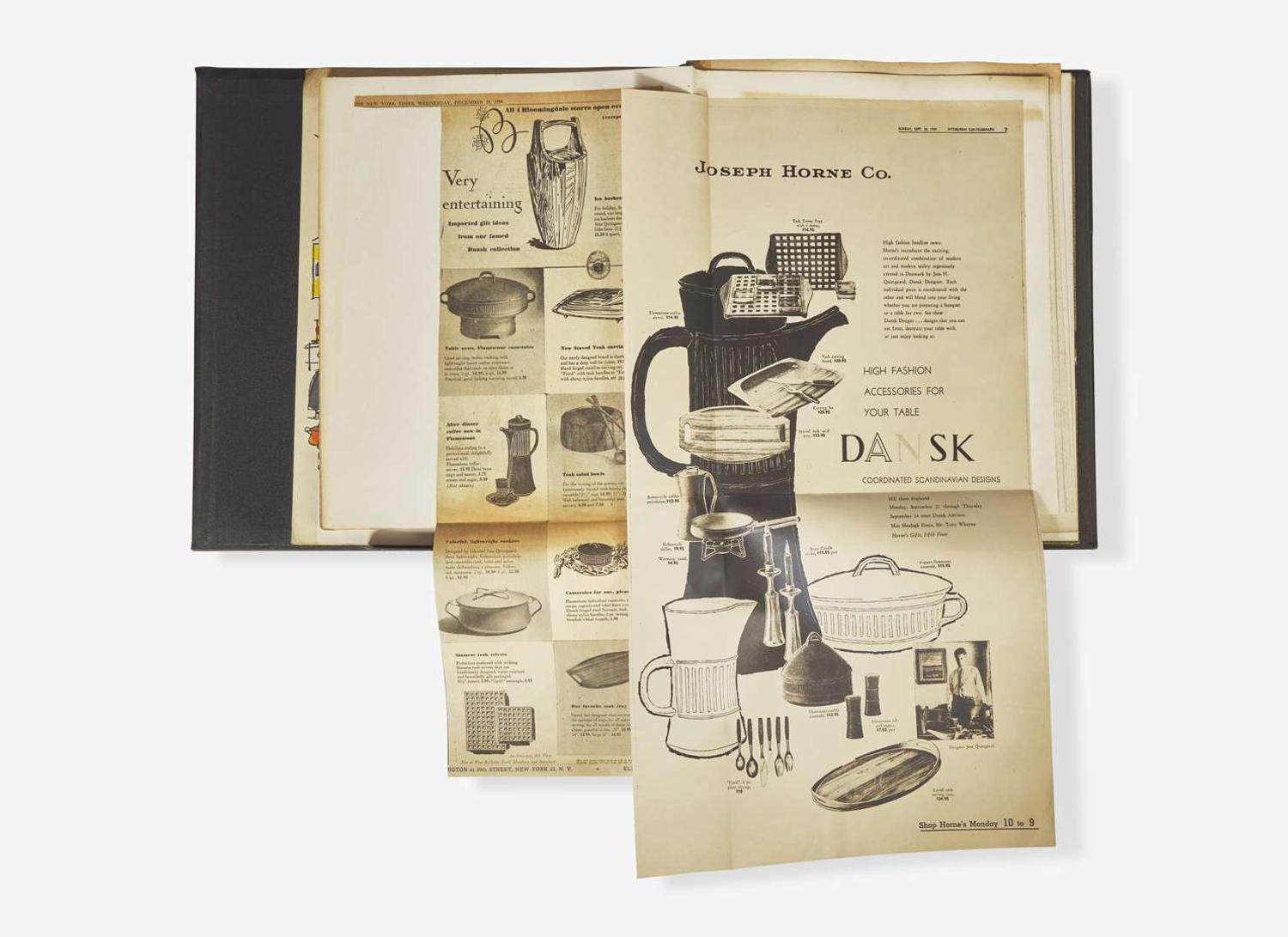 [Art] [Warhol, Andy, and Jens Quistgaard] Dansk Designs Salesman's Presentation Catalogue