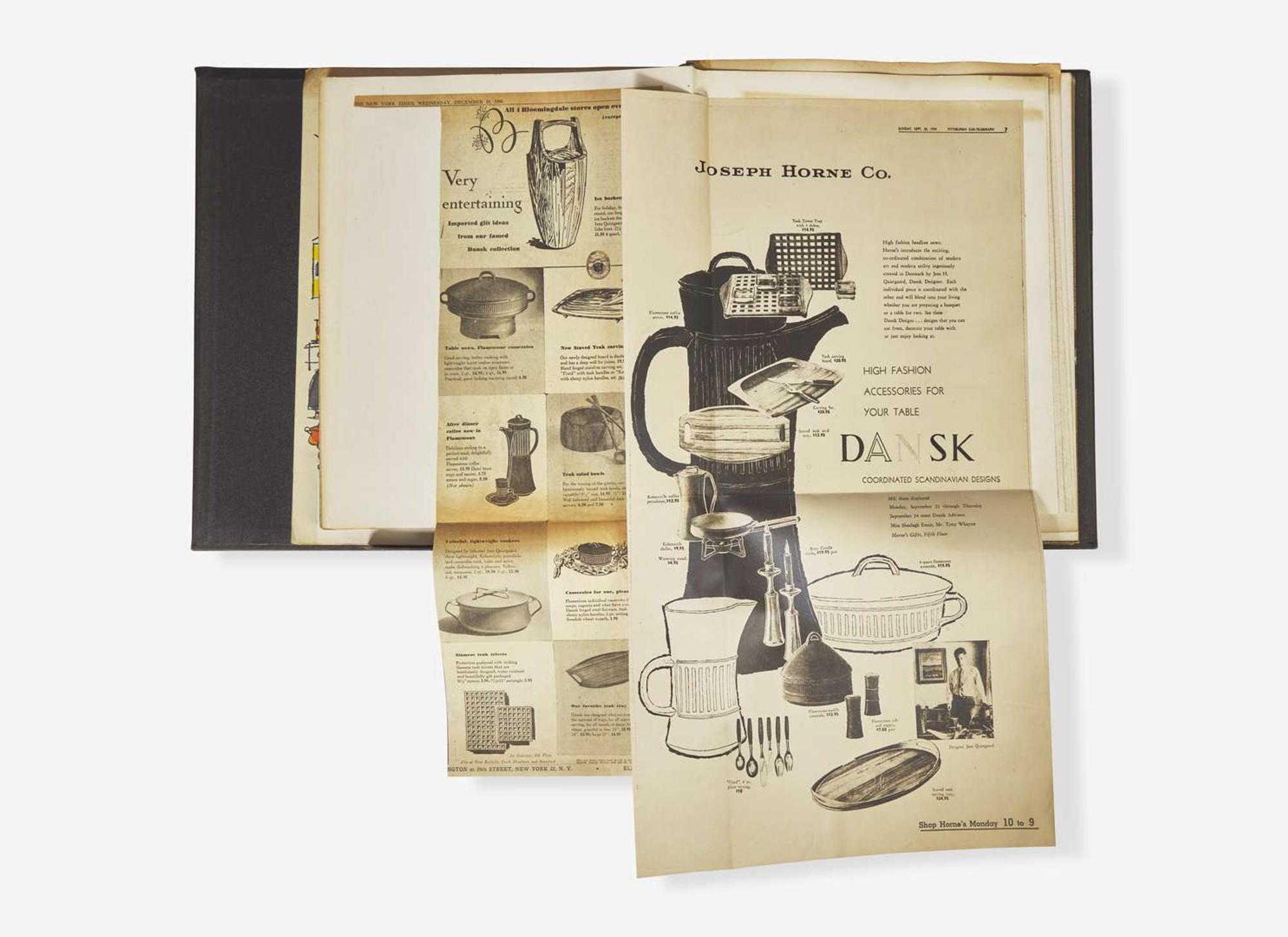 [Art] [Warhol, Andy, and Jens Quistgaard] Dansk Designs Salesman's Presentation Catalogue