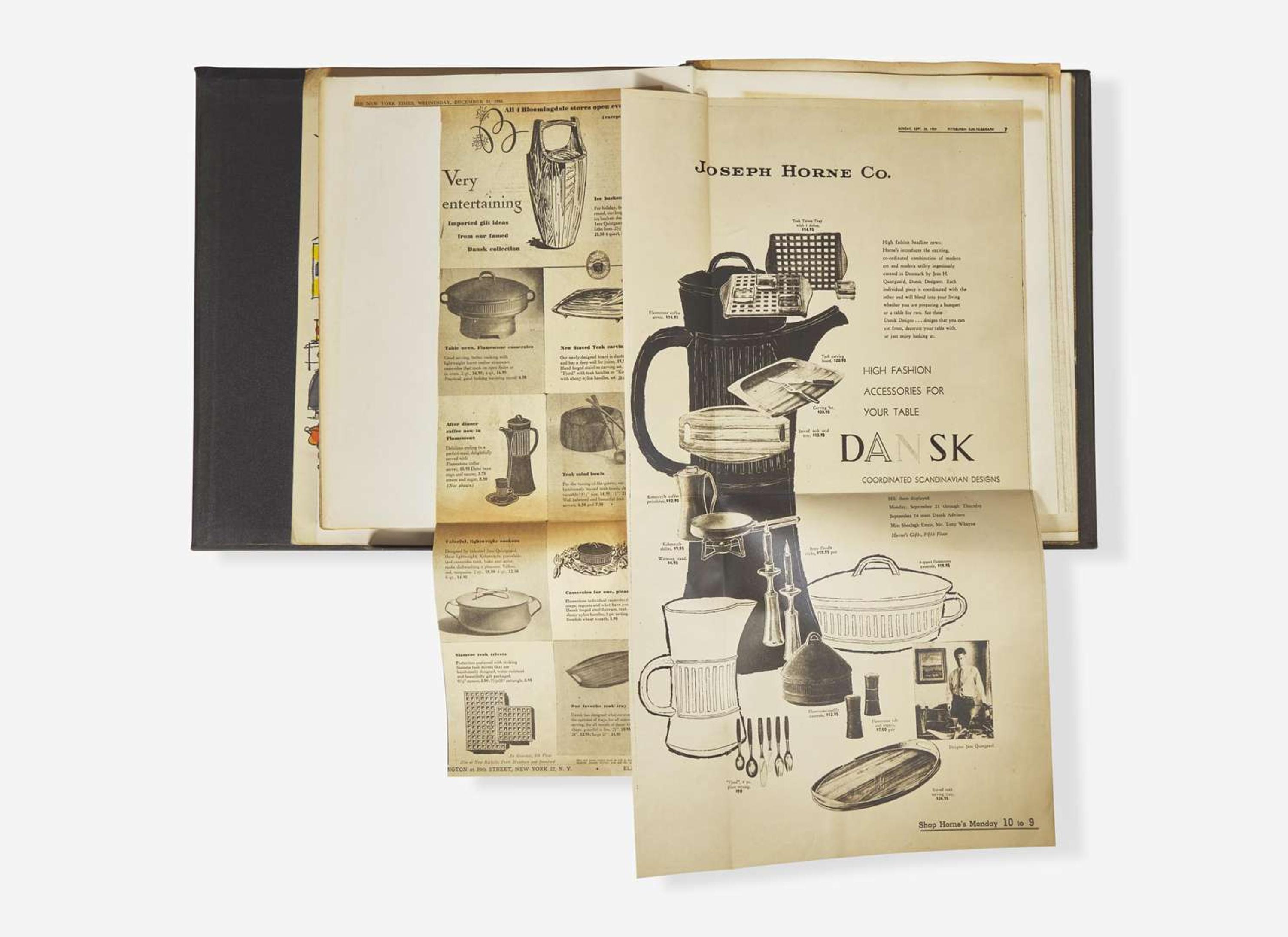 [Art] [Warhol, Andy, and Jens Quistgaard] Dansk Designs Salesman's Presentation Catalogue