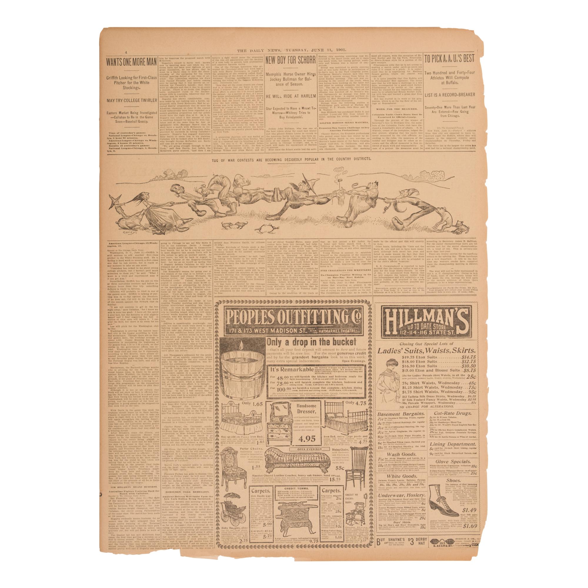 [Chicago Fire]. A large archive of letters, documents, tokens, and ephemera related to the Great Fire.