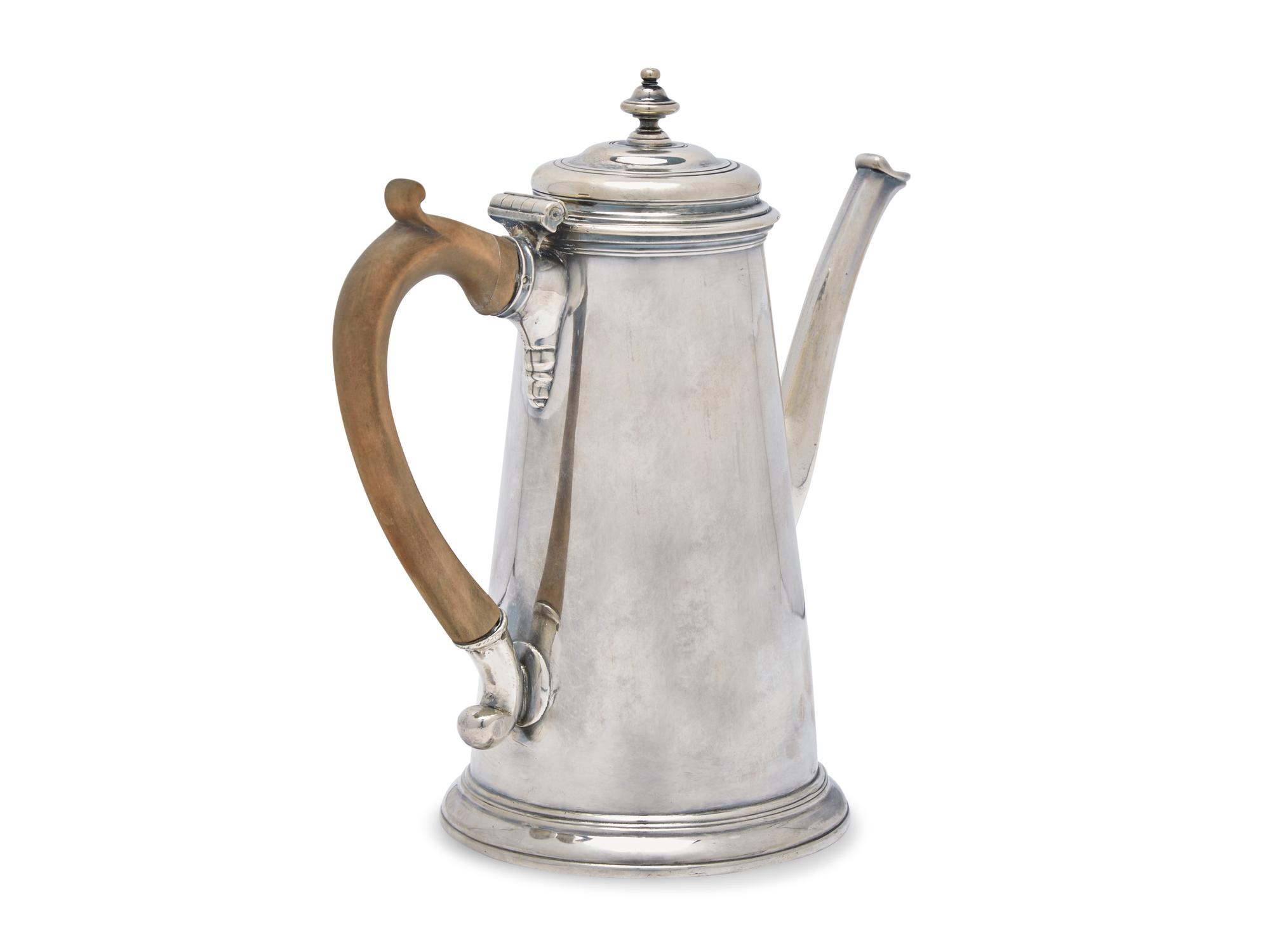 A George II Silver Coffee Pot