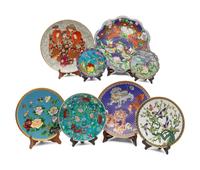 Eight Japanese Cloisonné Chargers