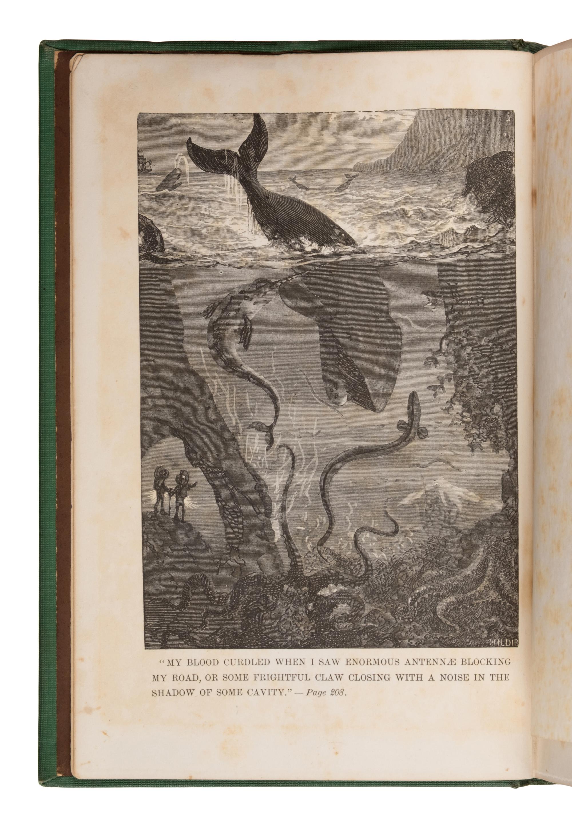 Verne, Jules (1828-1905). Twenty Thousand Leagues Under the Seas. Boston: Geo. M. Smith, 1873.