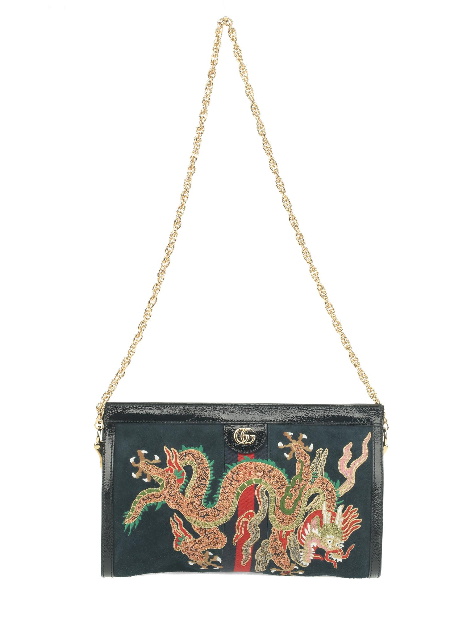 Gucci Ophidia Suede Shoulder Bag