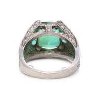 TOURMALINE AND DIAMOND RING