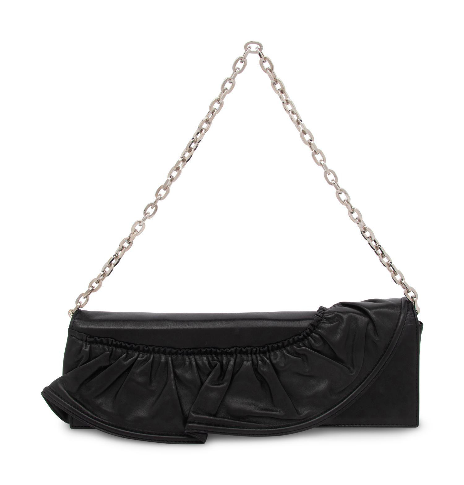 Valentino, Black Leather Convertible Bag
