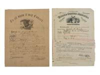 [CIVIL WAR]. War-date diaries, photography, and other ephemera associated with Sergeant Joseph H. Grant, Co. A, 110th Ohio Volunteer Infantry.