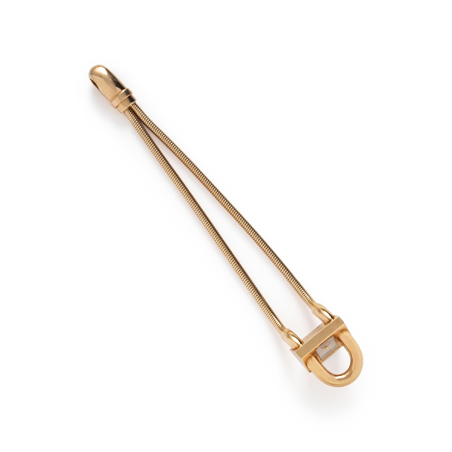 VAN CLEEF & ARPELS, YELLOW GOLD 'CADENAS' WATCH