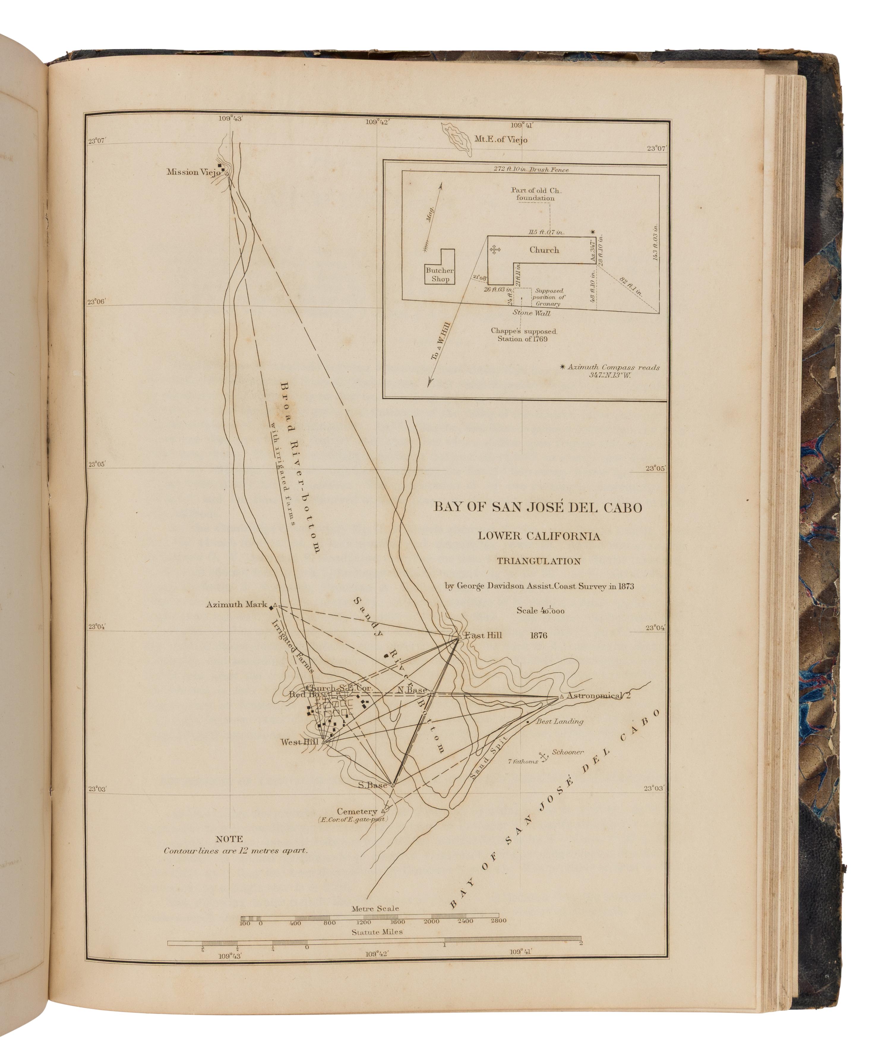 [Americana] [United States Geological Survey] A sammelband comprising approximately 20 reports on California, maps, and cartographic technology, ca. 1877