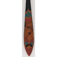 Northwest Coast Painted Paddle