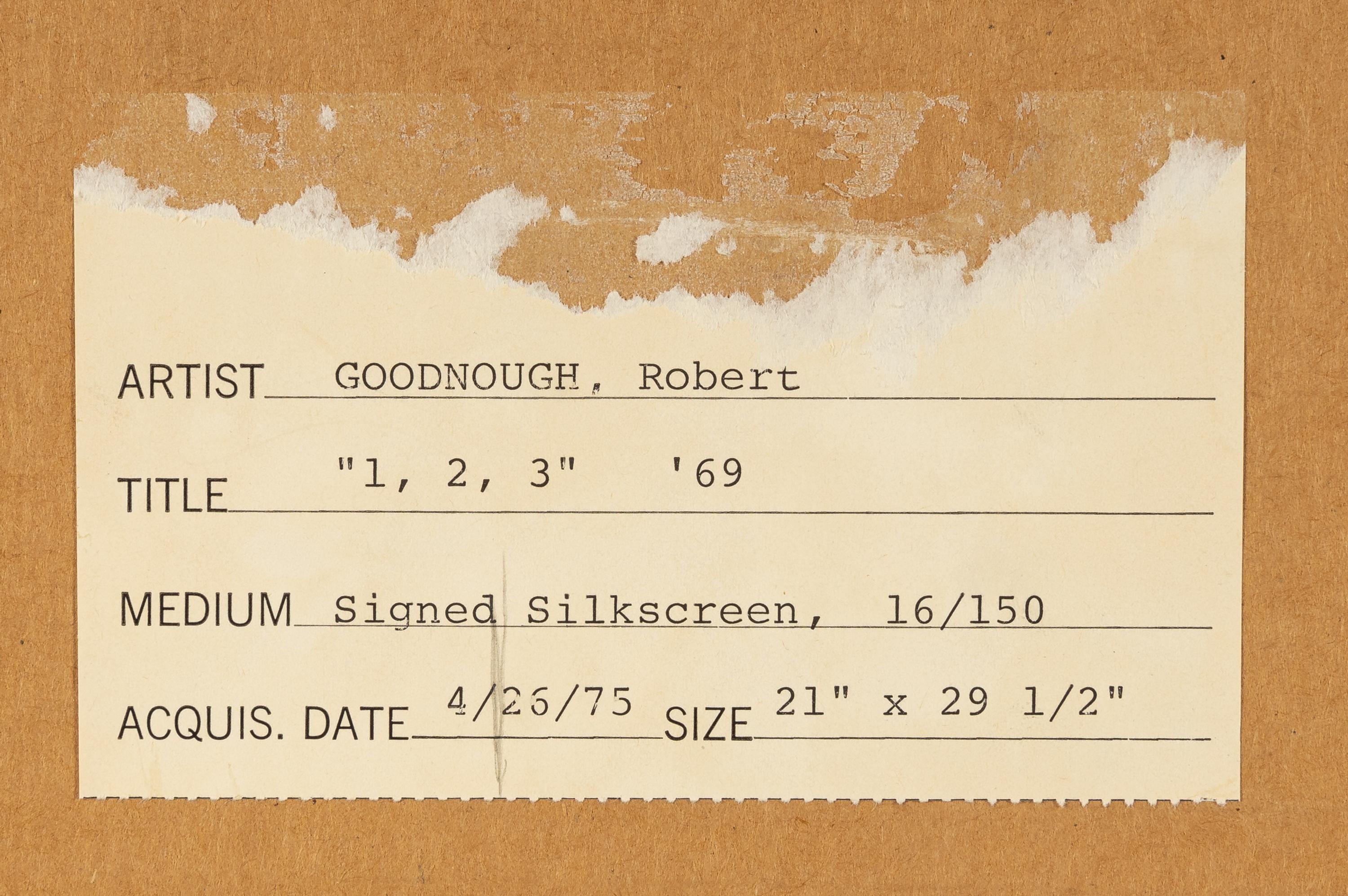 Untitled (from One, Two, Three ), 1968