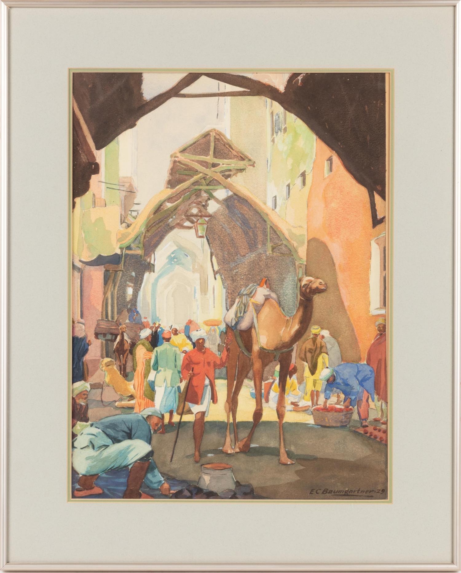 Two Works Depicting Camels