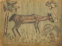 Milton Avery (American, 1885–1965) - Young Deer at Night