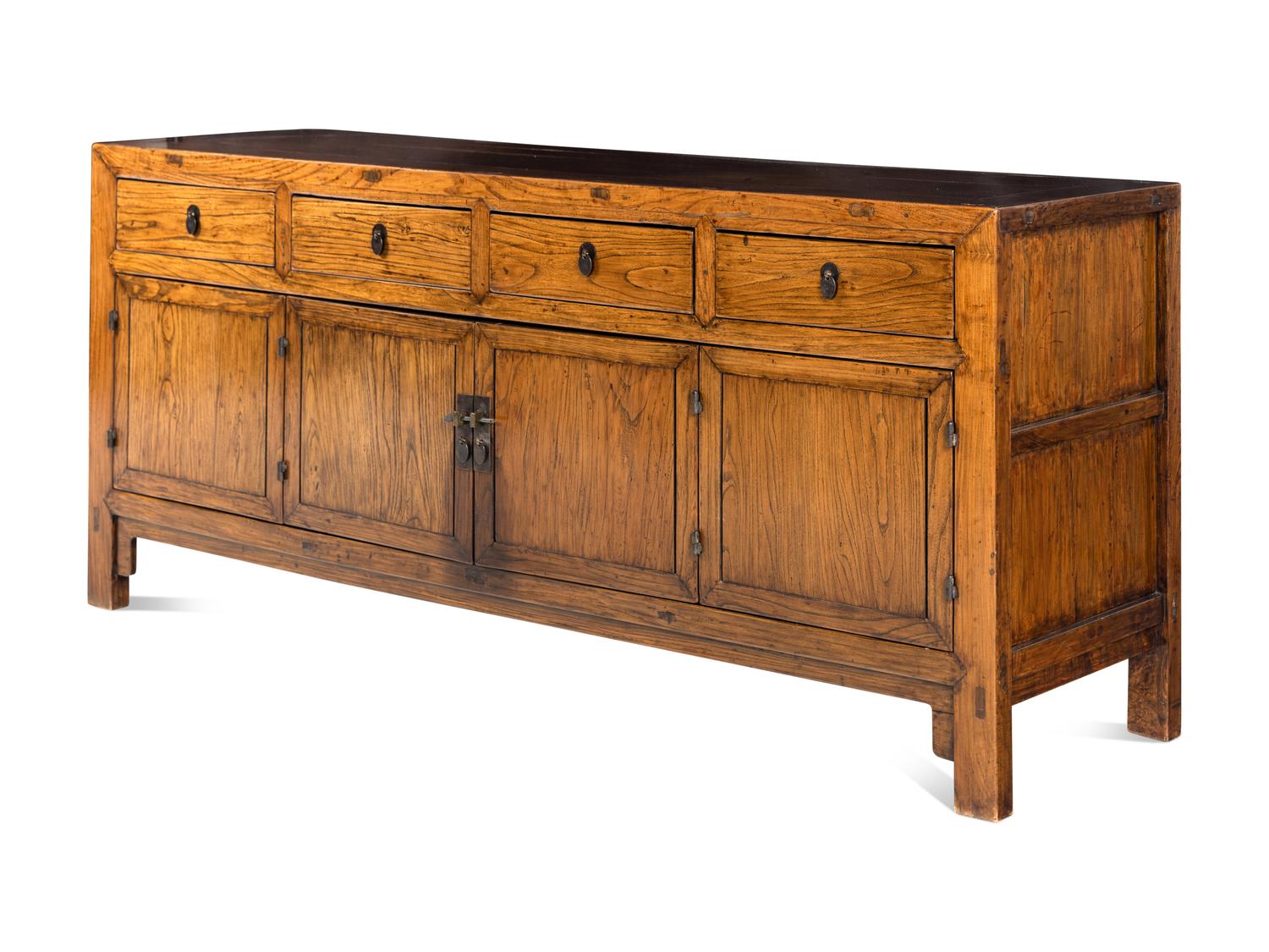 An Chinese Hardwood Sideboard