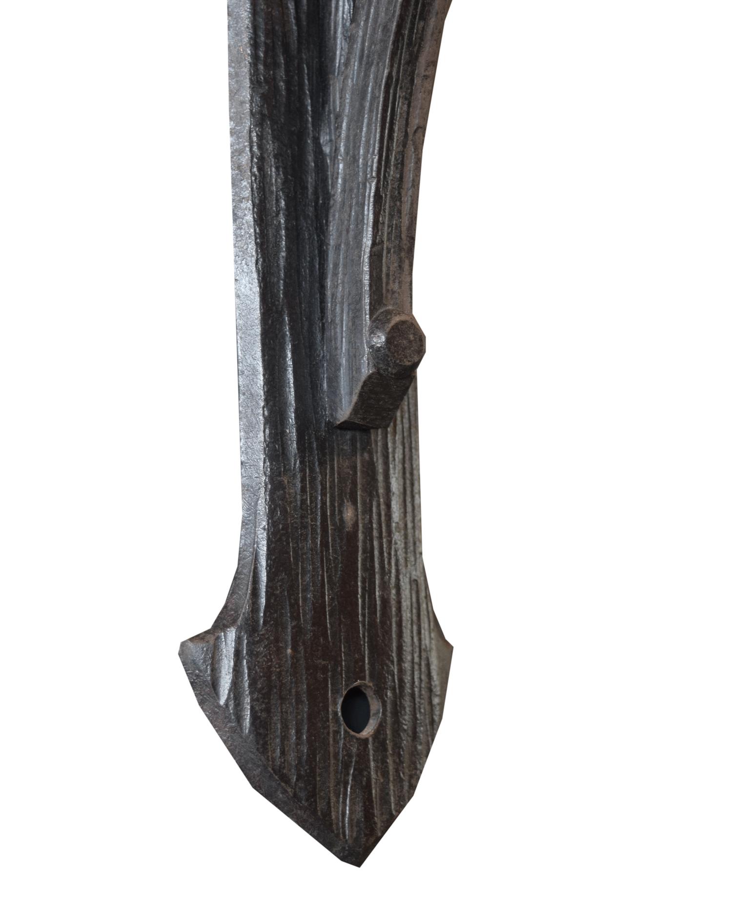 A Pair of Fer Forge Sconces 4" W x 13" D x 10.5" H — France, Circa 1920
