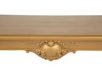 A Continental Carved and Gilt Painted Console Table
