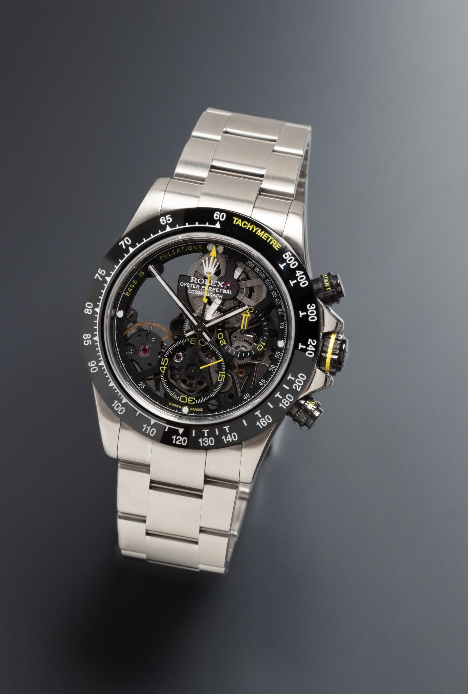 ARTISANS DE GENÈVE, REF. 130W2366 STAINLESS STEEL CHRONOGRAPH WATCH