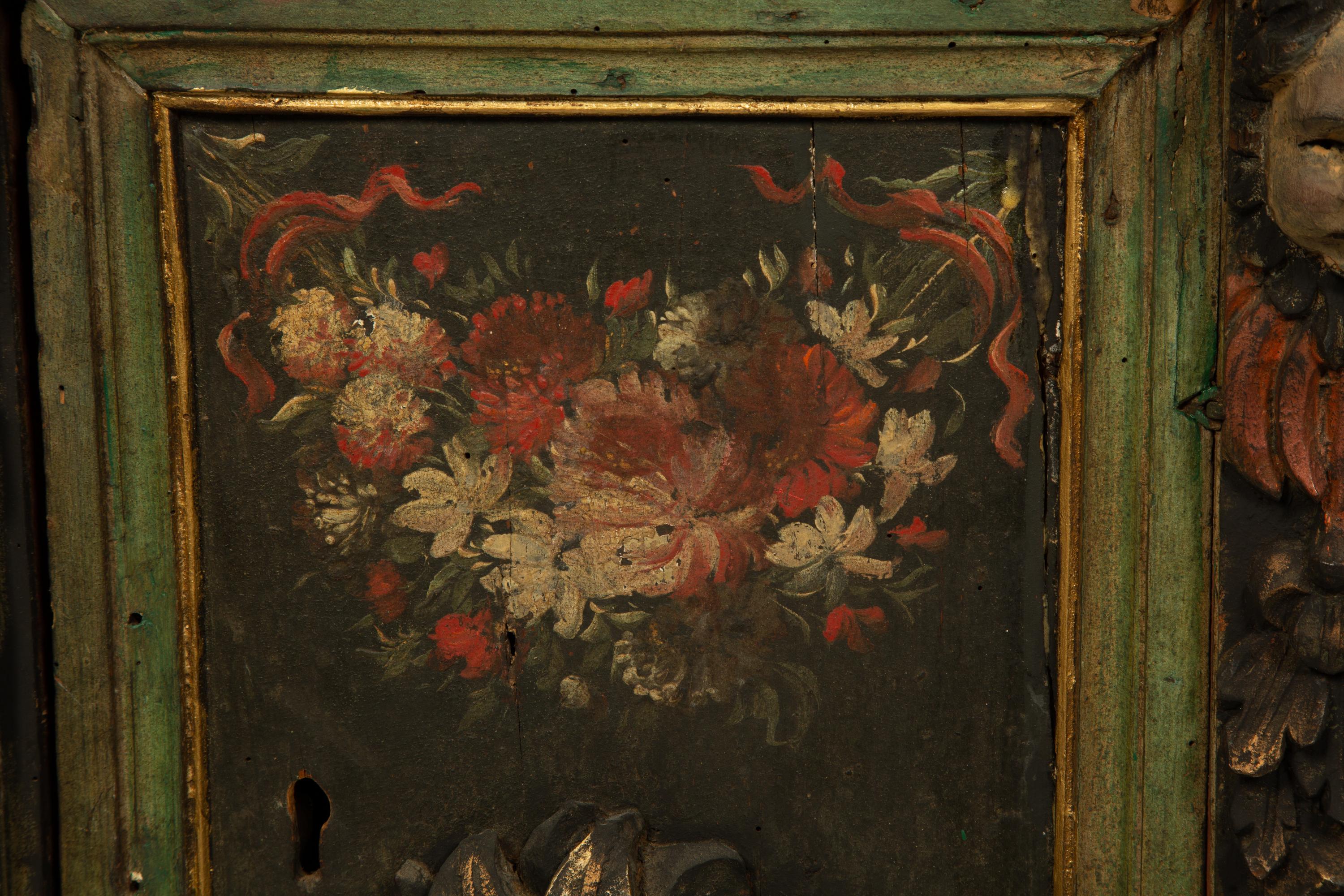 An Italian Neoclassical Style Painted Bookcase — 19TH CENTURY