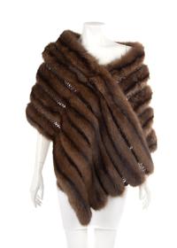 Two J. Mendel Sable Fur Wraps