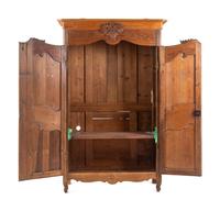 A Continental Pine Armoire