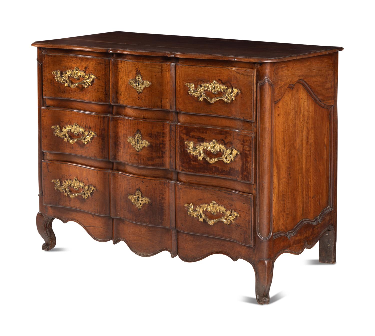 A Provincial Régence Walnut Commode
