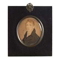 Anglo-American School 19th century Seven portrait miniatures of ladies and gentlemen, early 19th century