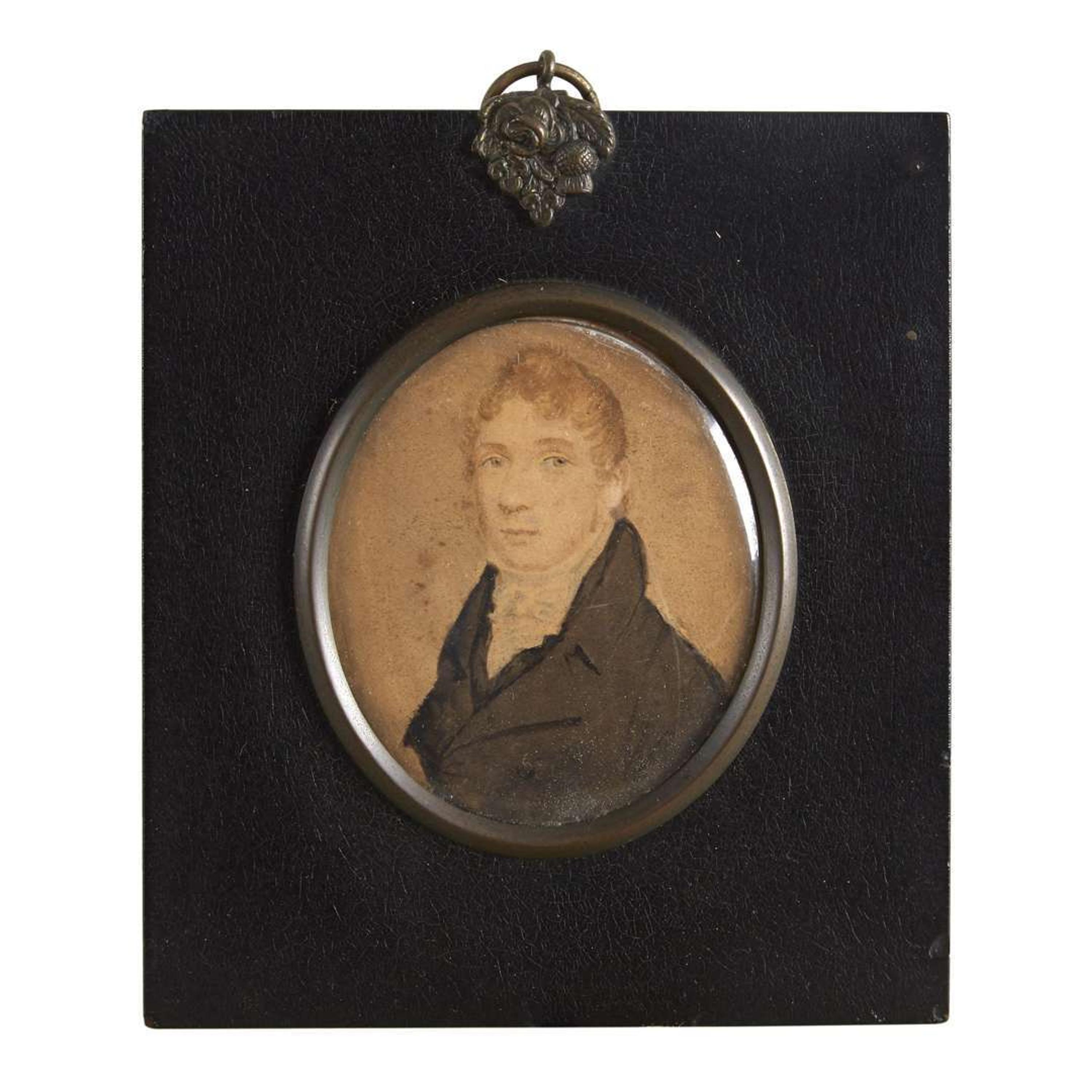 Anglo-American School 19th century Seven portrait miniatures of ladies and gentlemen, early 19th century