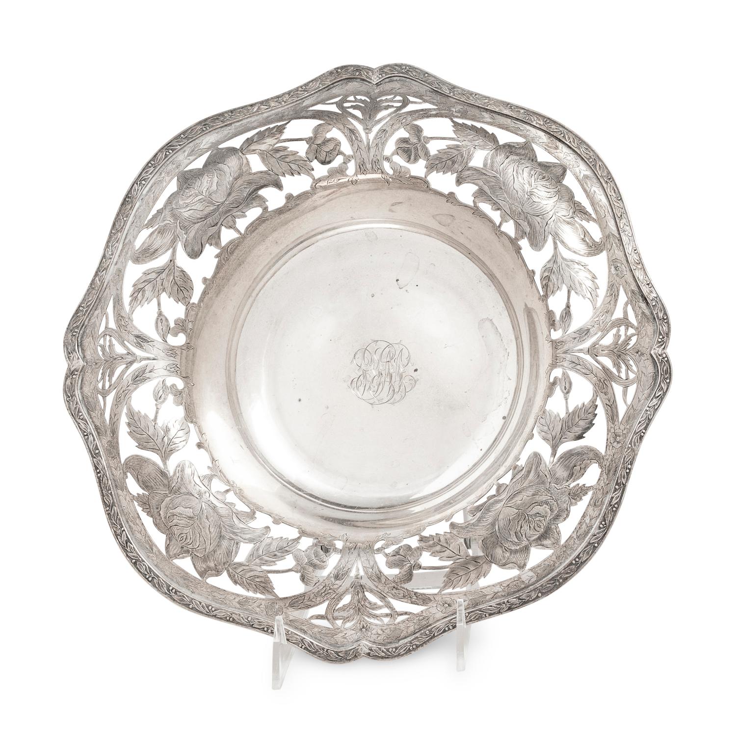 An American Silver Center Bowl