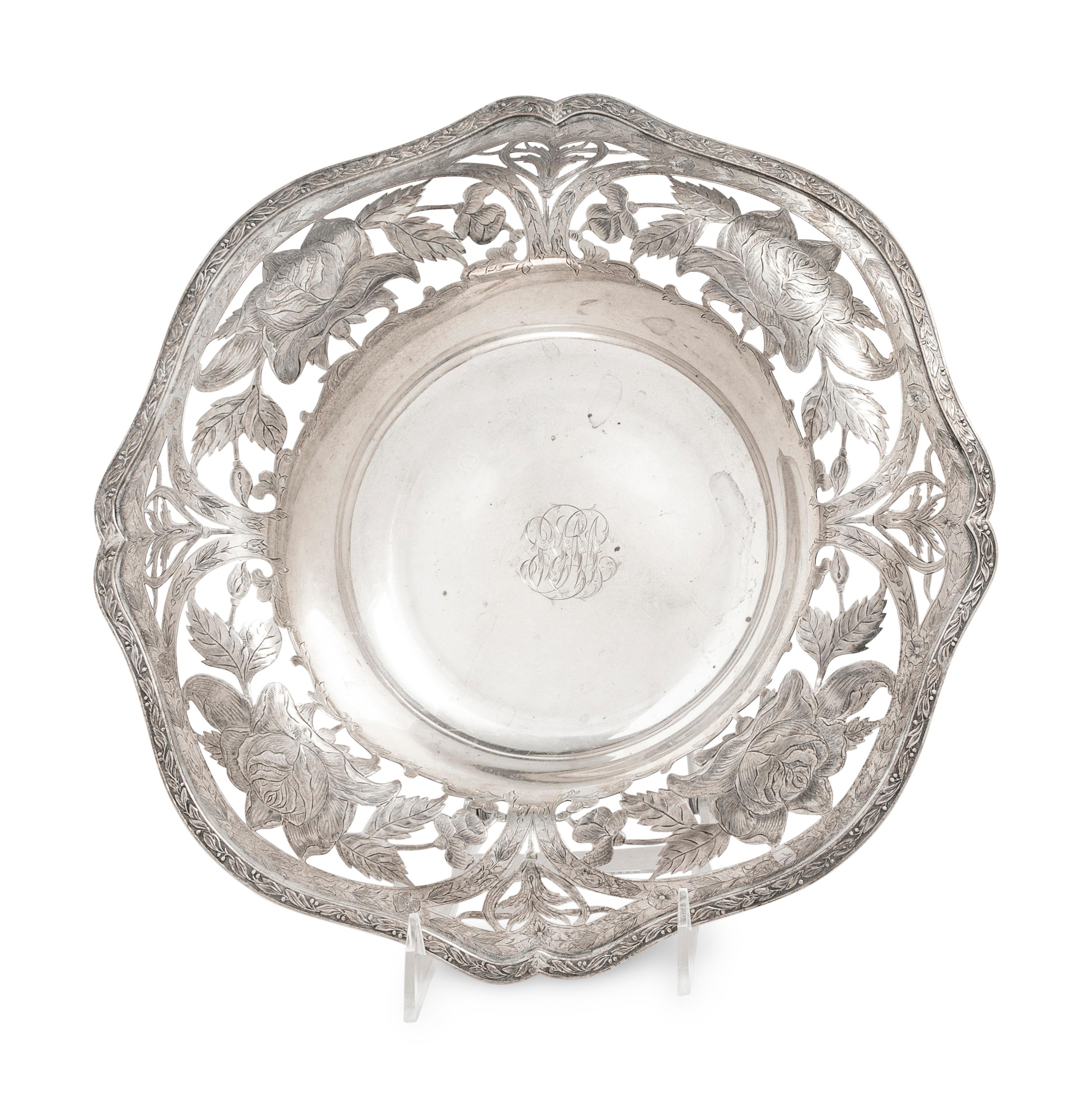 An American Silver Center Bowl