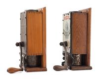 A Pair of Wall Mount Coffee Grinders