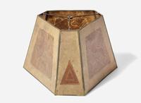 Secessionist, Copper and Mica Floor Lamp
