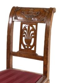 An Italian Fruitwood Side Chair