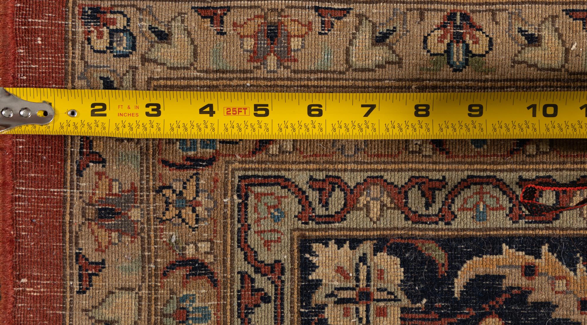 A Tabriz Wool and Silk Rug
