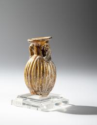 A Sidonian Yellow Glass Flask