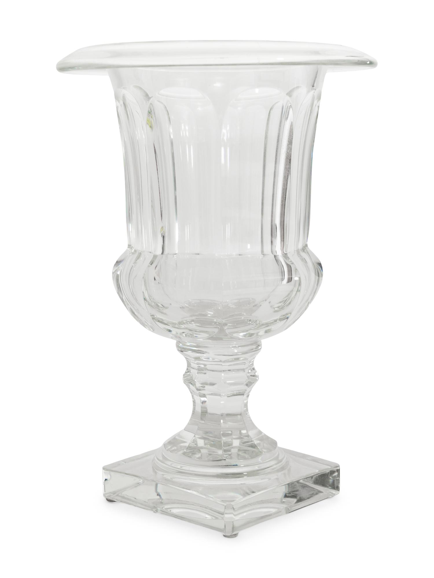 A Large Baccarat Campana Vase