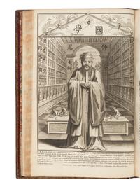 CONFUCIUS (551-479 B.C.). Sinarum philosophus , sive scientia sinensis latine exposit a. Edited by Prospero Intorcetta, Chrétien Herdtrich, François de Rougemont, and Philippe Couplet. Paris: Daniel Horthemels, 1687.