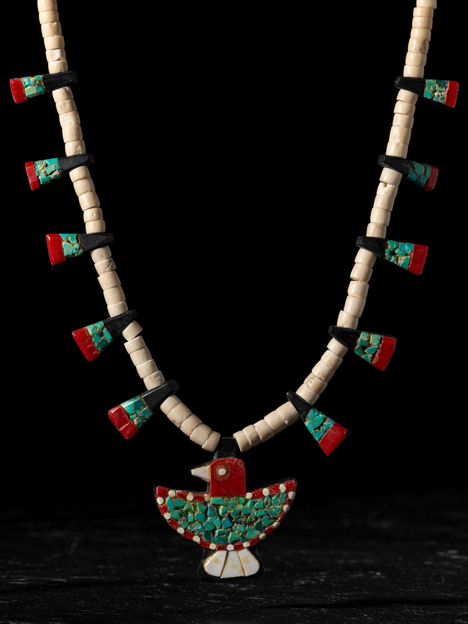 Kewa Depression Era Thunderbird Necklace