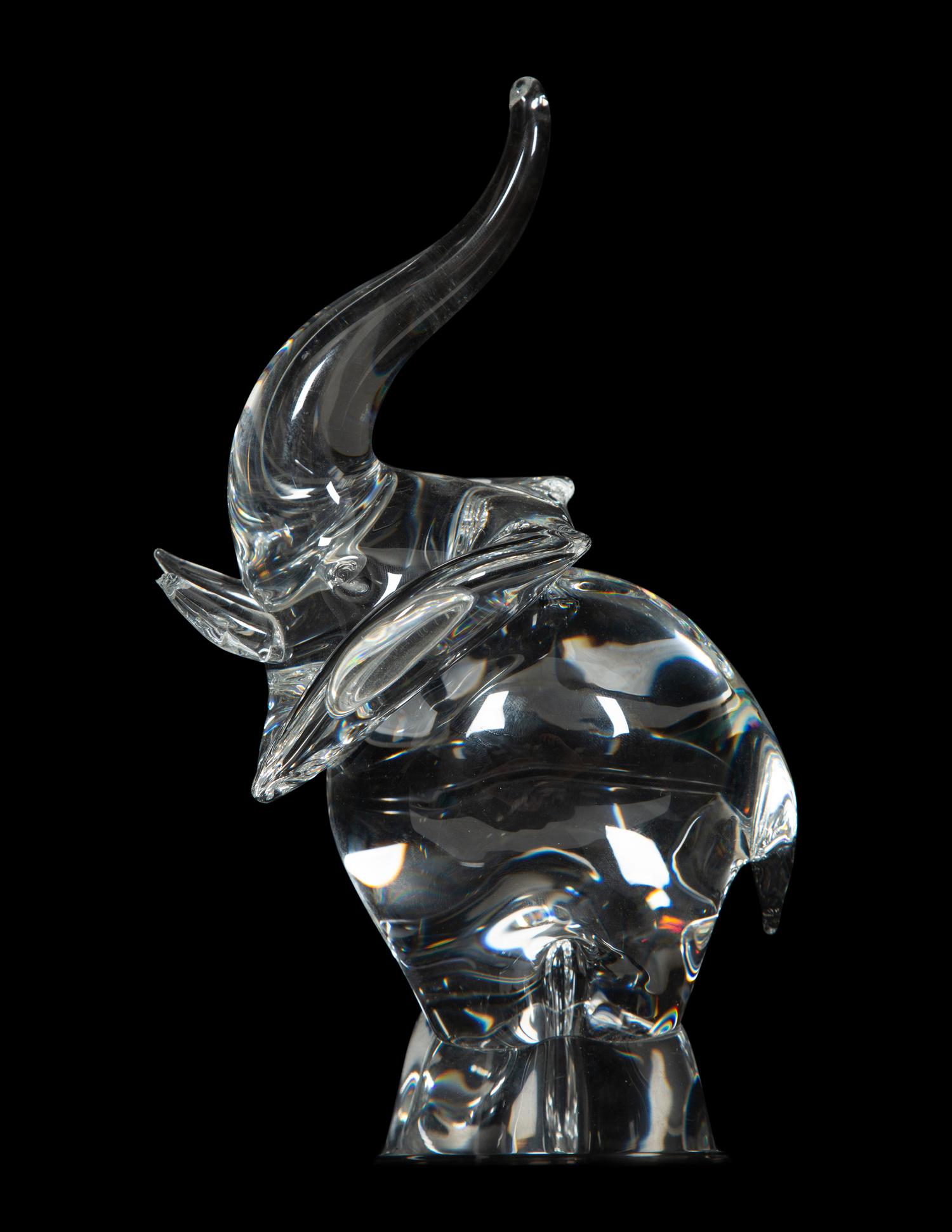 Four Steuben Glass Animal Figures