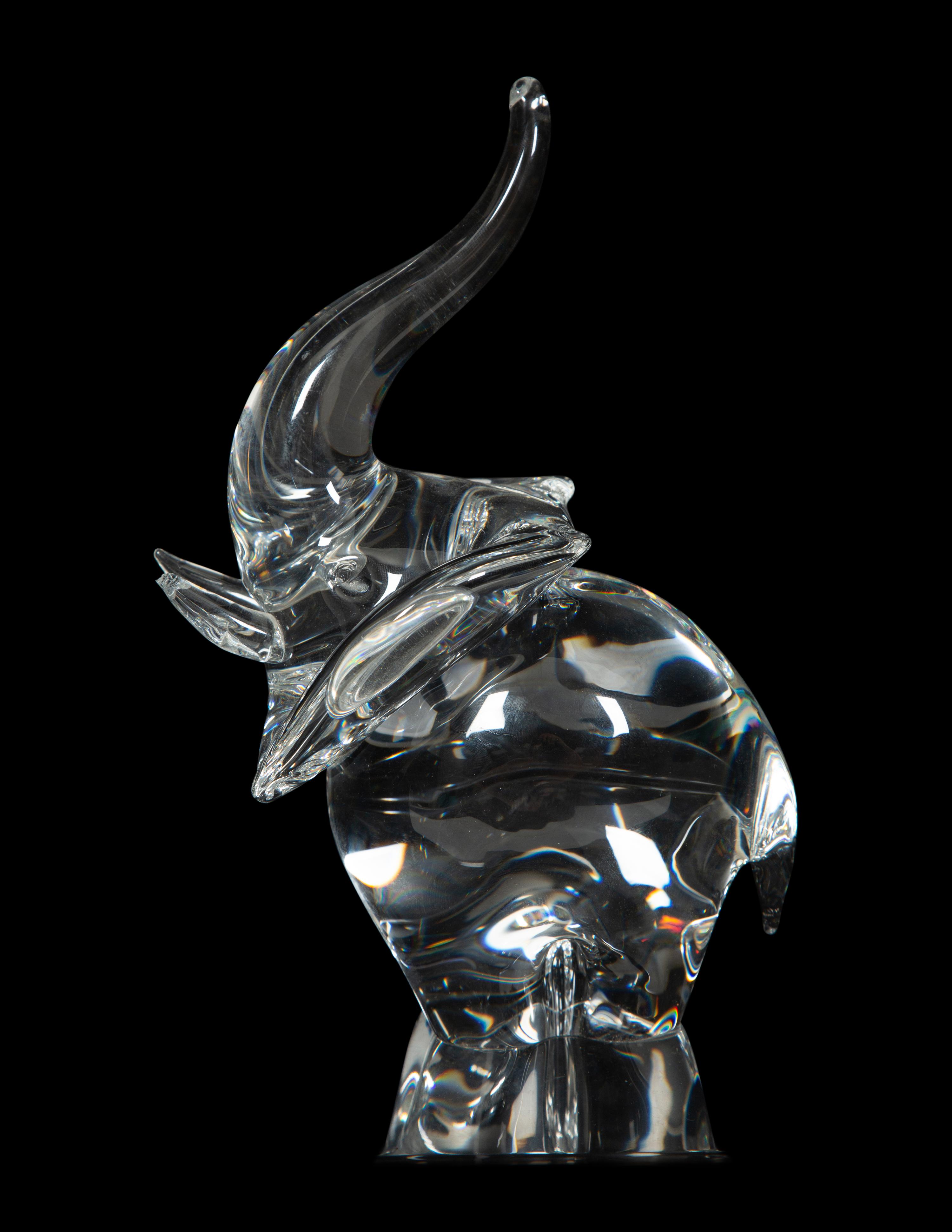 Four Steuben Glass Animal Figures