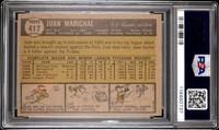 A 1961 Topps Juan Marichal Rookie Baseball Card No. 417 (PSA 5 EX)